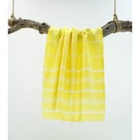 Ręcznik kąpielowy Peshkir Classic Lemon Yellow 60x100 cm