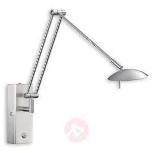 Elastyczna lampa ścienna LED LINK matowy nikiel