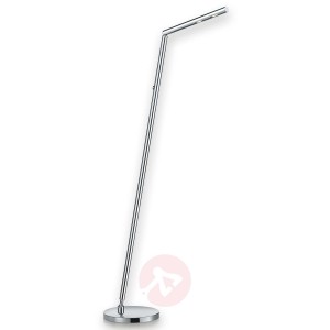 Calima - lampa stojąca LED w kształcie pręta chrom