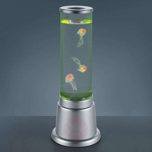 Kolorowa kolumna wodna LED Jelly z meduzami