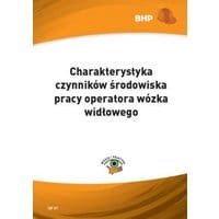Charakterystyka czynników środowiska pracy operatora wózka widłowego