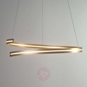 Bopp Break - lampa wisząca LED, 70 cm jasnozłota