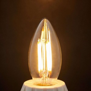 Żarówka świeczka LED Filament E14 4W 500lm 2 700 K