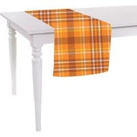Bieżnik stołowy Orange Checks Plaid 40x140 cm