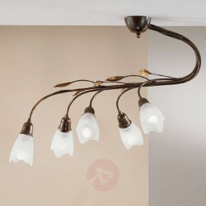 Lampa sufitowa Campana, 5-punktowa, prosta