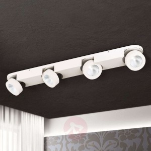4-punktowy reflektor sufitowy LED Meno, ściemniany
