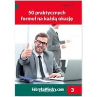 50 praktycznych formuł na każdą okazję