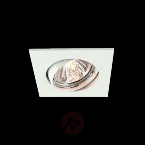 Dyskretna lampa sufitowa wewnętrzna, biała, 6,8 cm