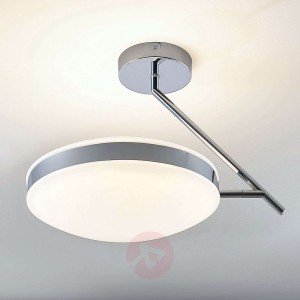 Lampa sufitowa LED Niklas, chromowany pierścień
