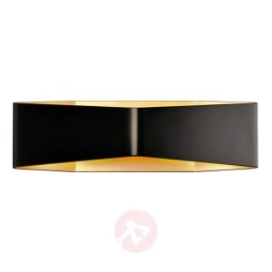 SLV Cariso kinkiet LED czarny/mosiężny 35cm
