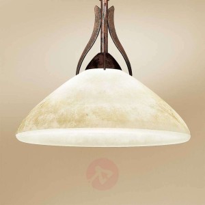 Lampa wisząca Samuele wiejski dom, 1-pkt., scavo