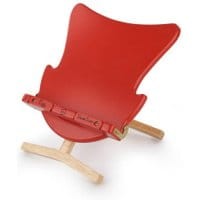 Stojak na książkę Egg Bookchair Red