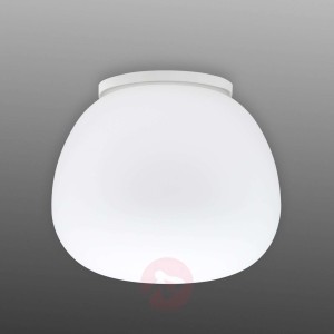 Delikatna biała lampa sufitowa MOCHI D 38 cm