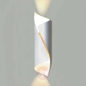 Biała designerska lampa ścienna LED Hué