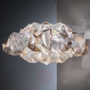 Slamp Drusa – designerska lampa wisząca, kremowa