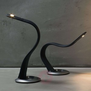 Wyginana lampa stołowa LED HATHA