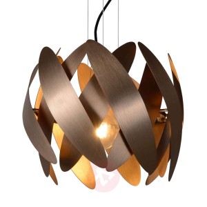 Lampa wisząca w kolorze miedzi Vivana