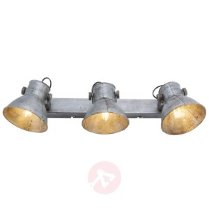 Industrialna lampa sufitowa Gabriel ze spotami