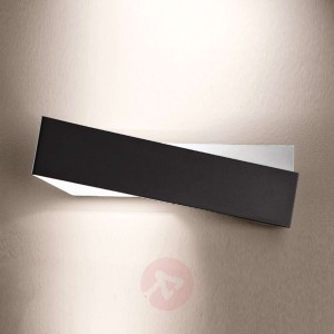 Lampa ścienna Zig Zag czarno-biała 43 cm
