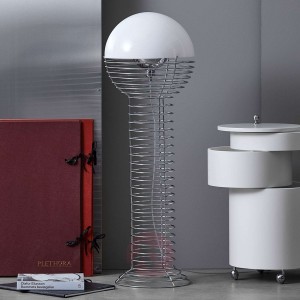 VERPAN Wire lampa podłogowa, klosz biały