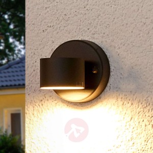 Grafitowa lampa zewnętrzna LED LEXI