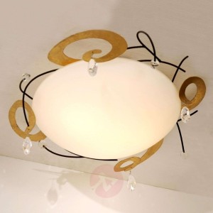 Gustowna lampa sufitowa CASINO z kryształami