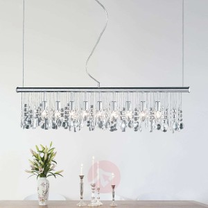 Błyszcząca lampa wisząca CRYSTAL 9-punktowa