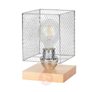 Lampa stołowa Norman Wood, 1-punktowa, brzoza