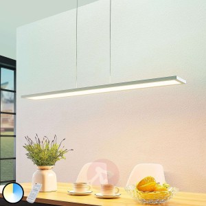 Lampa wisząca LED Yara, 2 700-6 200 K, biała