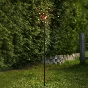 Stojąca gwiazda LED Firework Outdoor, ciepła biel