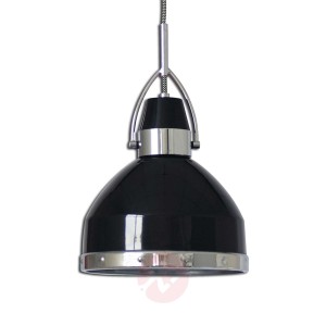 Industrialna lampa wisząca Britta, czarna