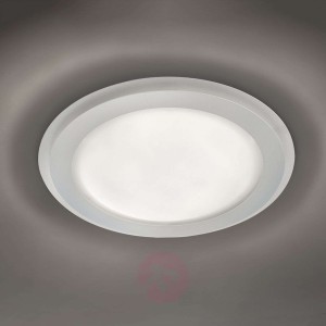 Wytworna lampa sufitowa LED Disco, biała
