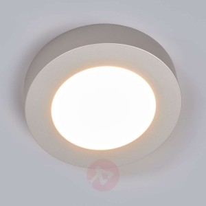Lampa LED Marlo srebrna 3 000 K okrągła 18,2cm