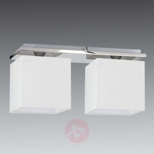 Lampa sufitowa Rivoli z 2 kloszami z chintz