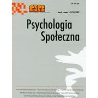 Psychologia społeczna 1-2 2009 Tom 4