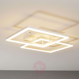 Nowoczesna lampa sufitowa LED Bard, biała
