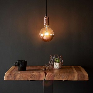 Lampa wisząca LED Chicago w kolorze miedzi
