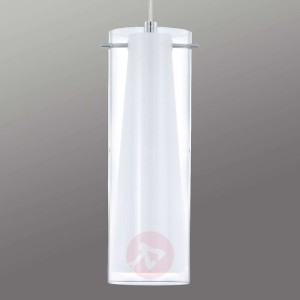 Lampa wisząca PINTO z podójnym szklanym kloszem