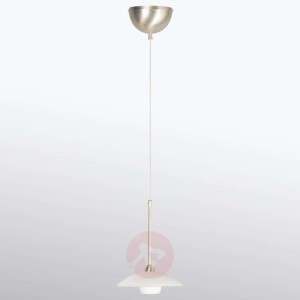 Mała szklana lampa wisząca LED Monarch