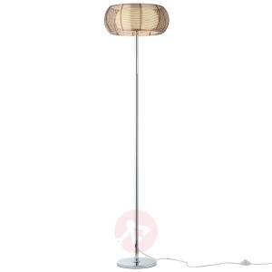 Lampa podłogowa Relax z metalowym kloszem