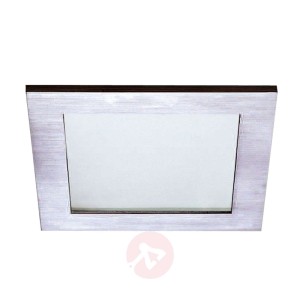 Srebrna lampa wpuszczana LEXA