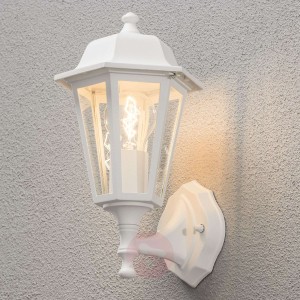 Urocza zewnętrzna lampa ścienna GRADO, biała