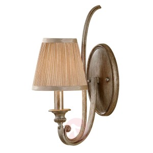 Wygięta tekstylna lampa ścienna Abbey