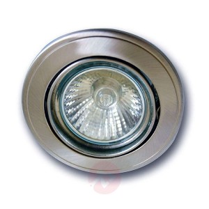 Sufitowa oprawa wpuszczana z odciążeniem chrom mat