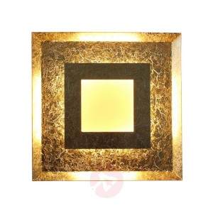 Kinkiet LED Window, 32x32, złoty