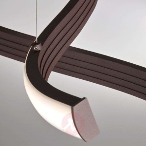 Lampa wisząca LED Hedi o wygiętym kształcie