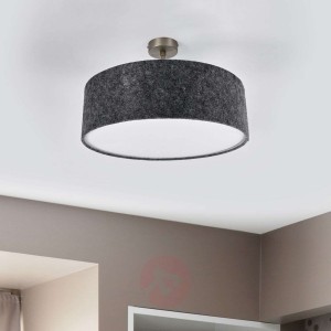 Lampa sufitowa Gala, 50cm, filc jasnoszary