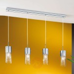 Szarmancka lampa wisząca Diamond 4-punktowa