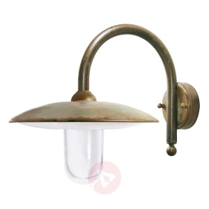 Kinkiet zewnętrzny Casale głębokość 42cm, mosiądz