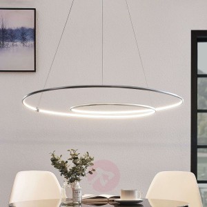 Lindby Lucy lampa wisząca LED, 90cm, aluminium